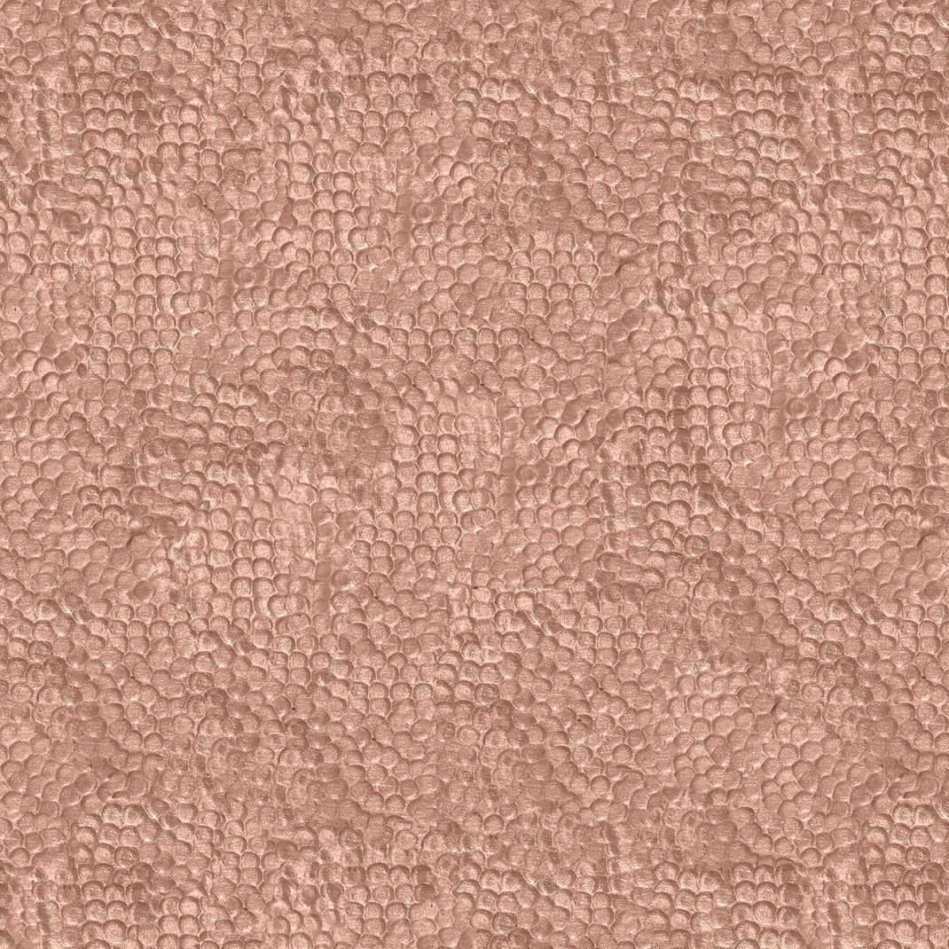 Copper wallpaper with relief patterns