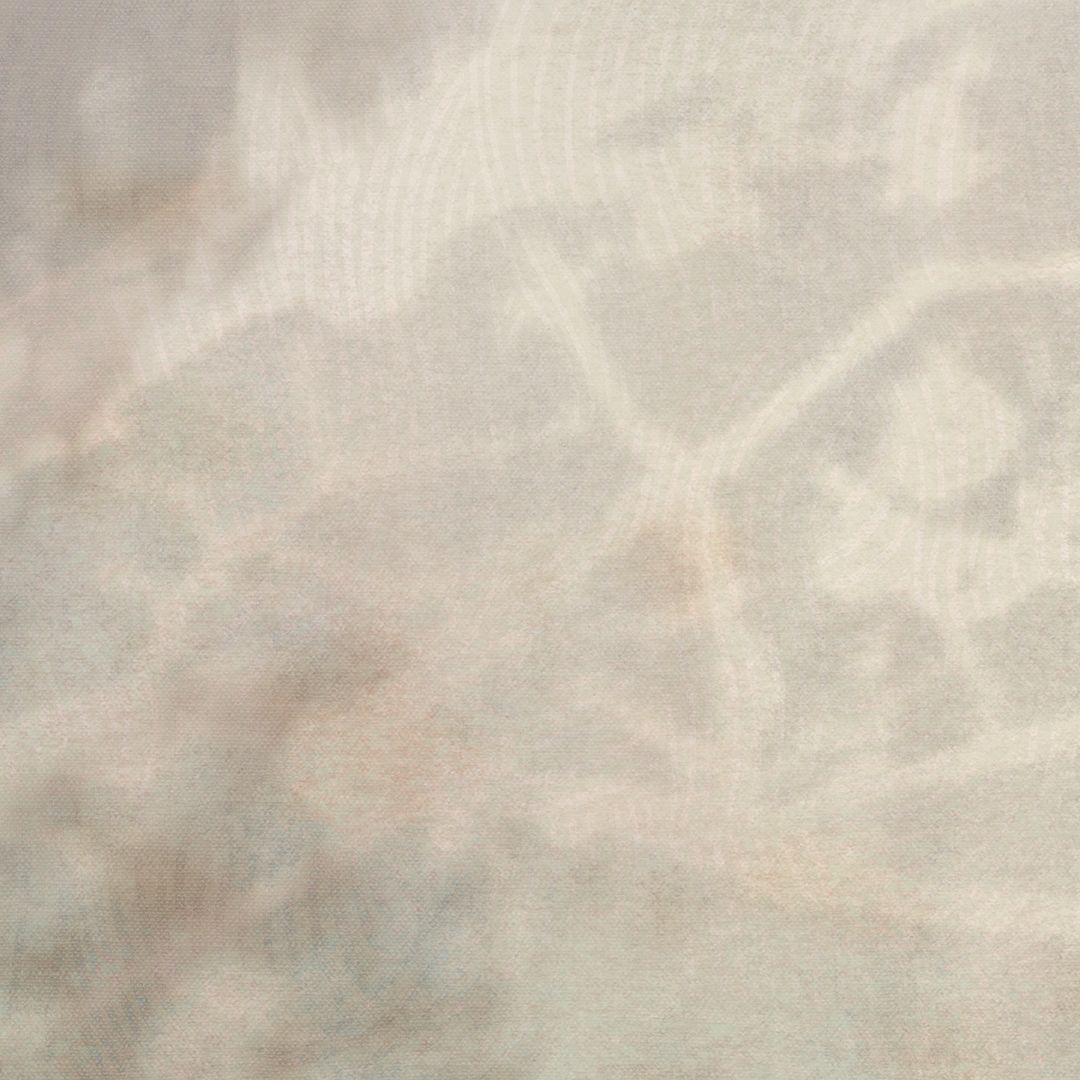 Dreamshade behang met takken patroon in zachte tinten voor een moderne woonkamer.