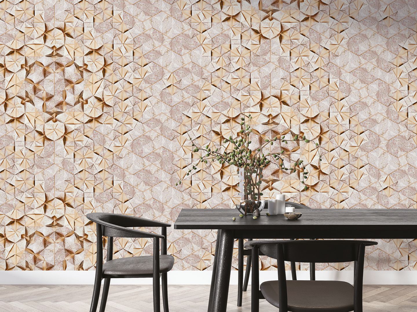 Ornamental Wallpaper moodview
