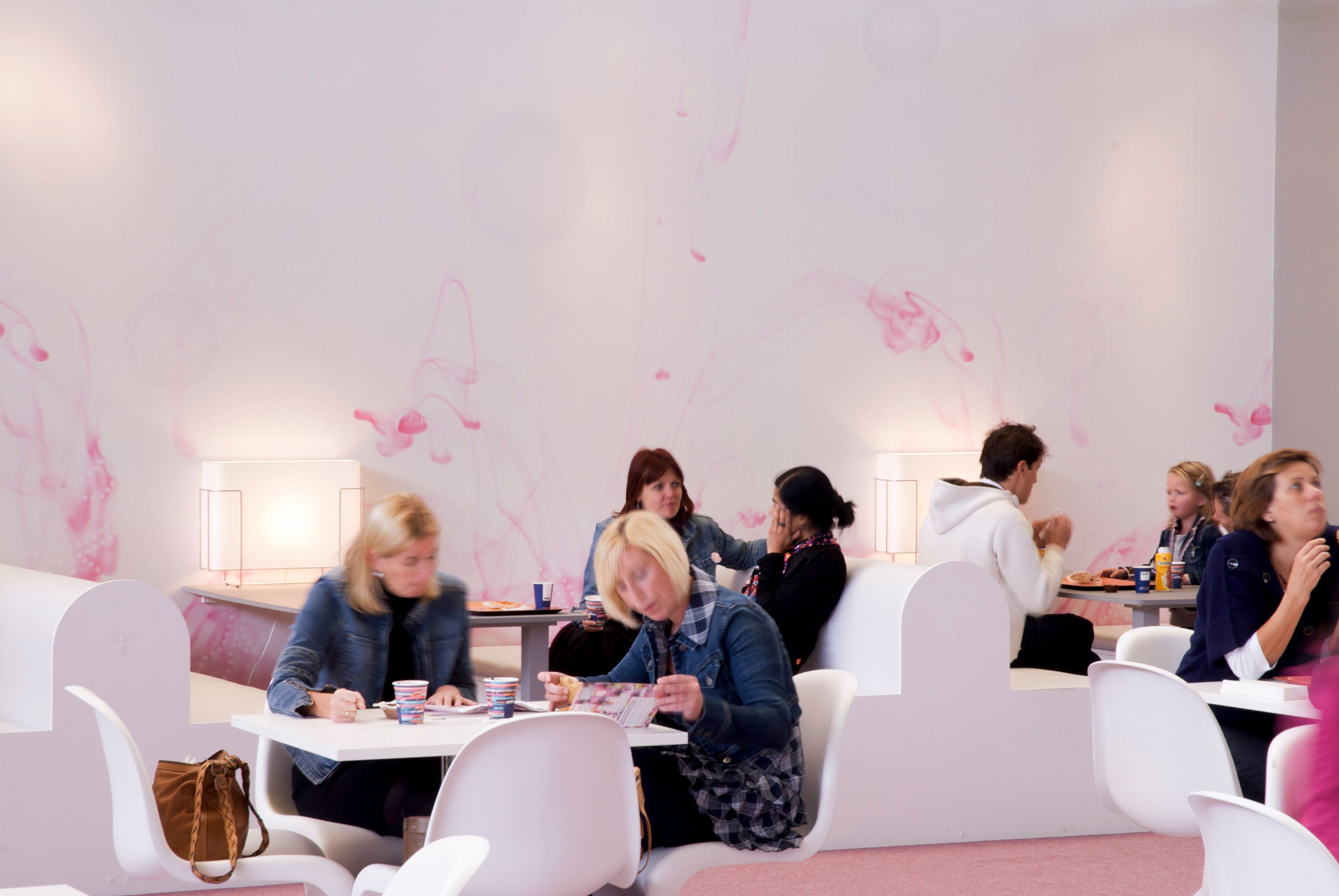 Restaurant met Senses Smell Behang