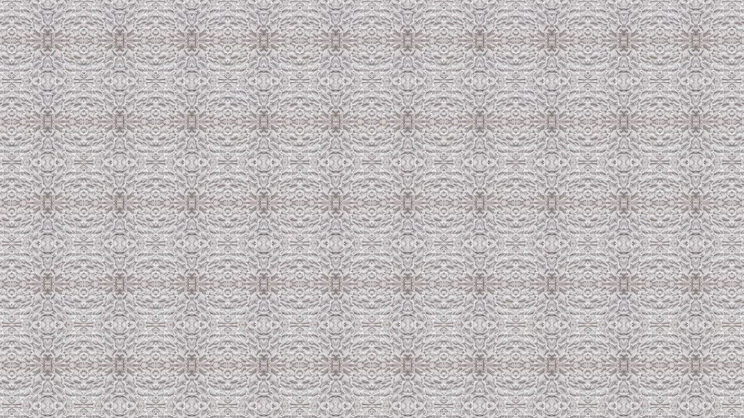 Gray wallpaper with folded white textile