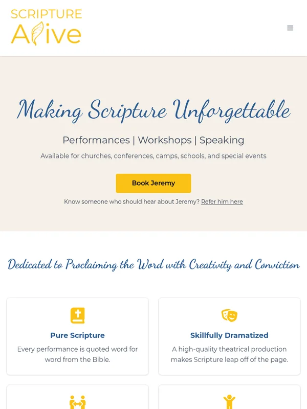 Scripture Alive tablet preview