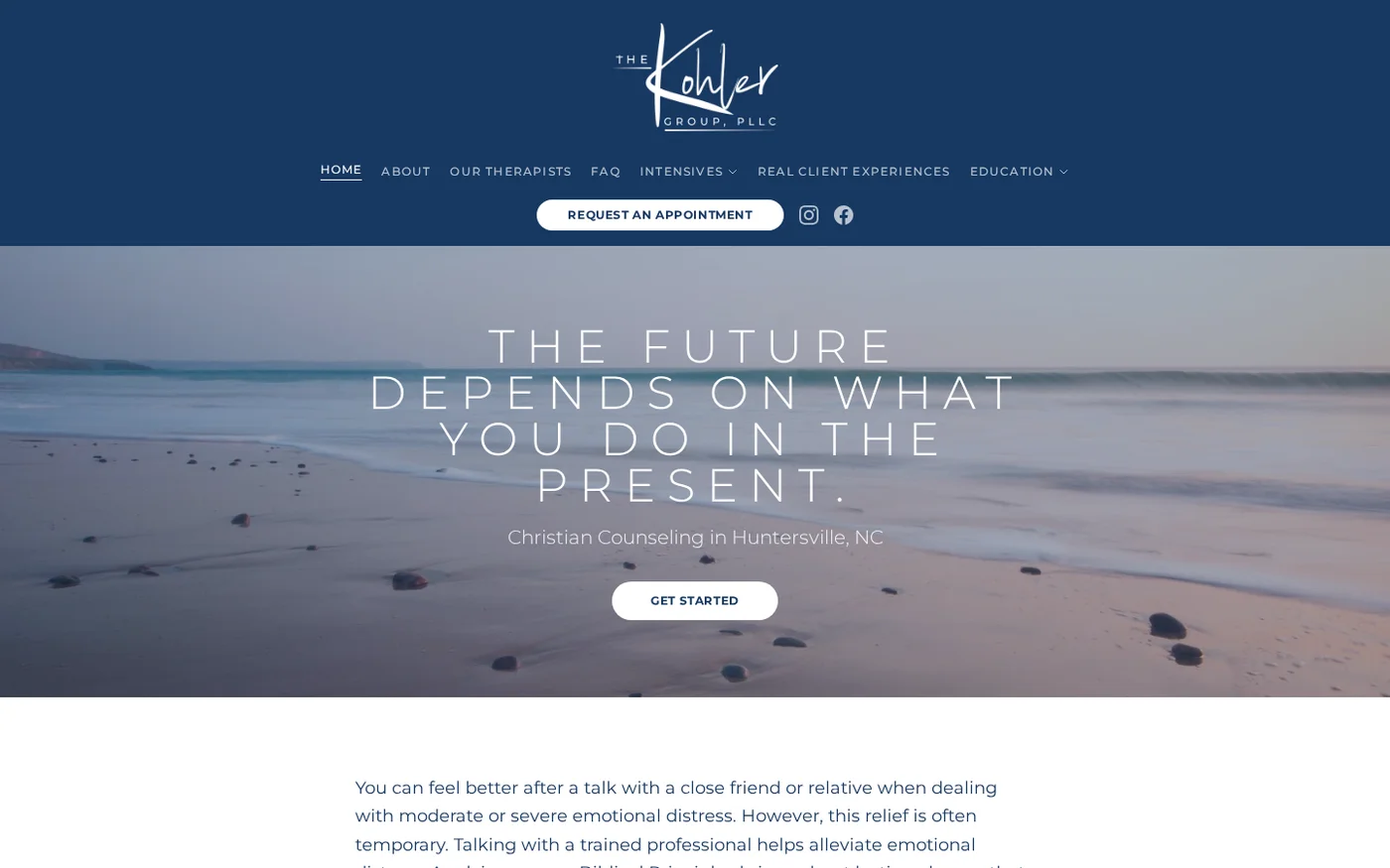 The Kohler Group desktop preview