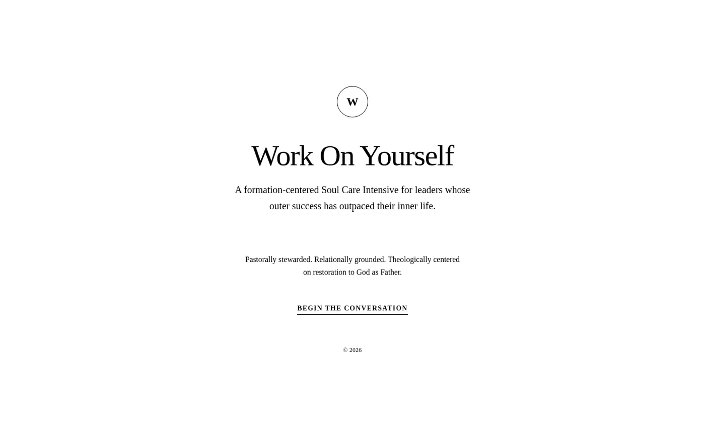 Work On Yourself desktop preview