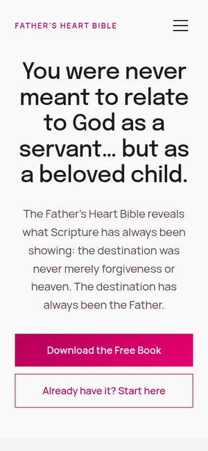 Father's Heart Bible mobile preview