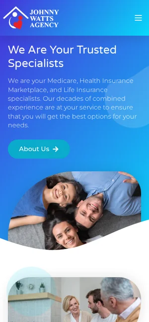 Johnny Watts Agency mobile preview