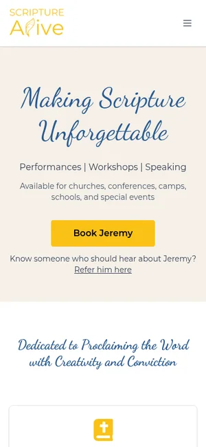 Scripture Alive mobile preview