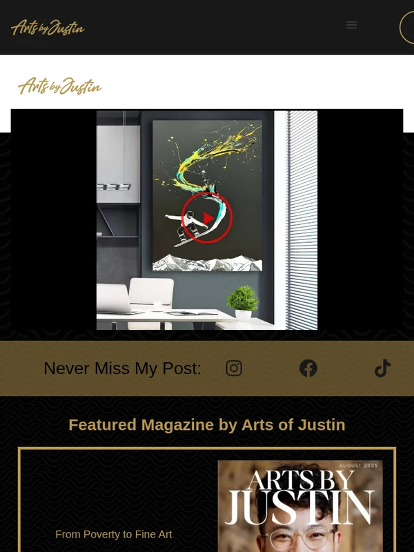 Arts by Justin tablet preview