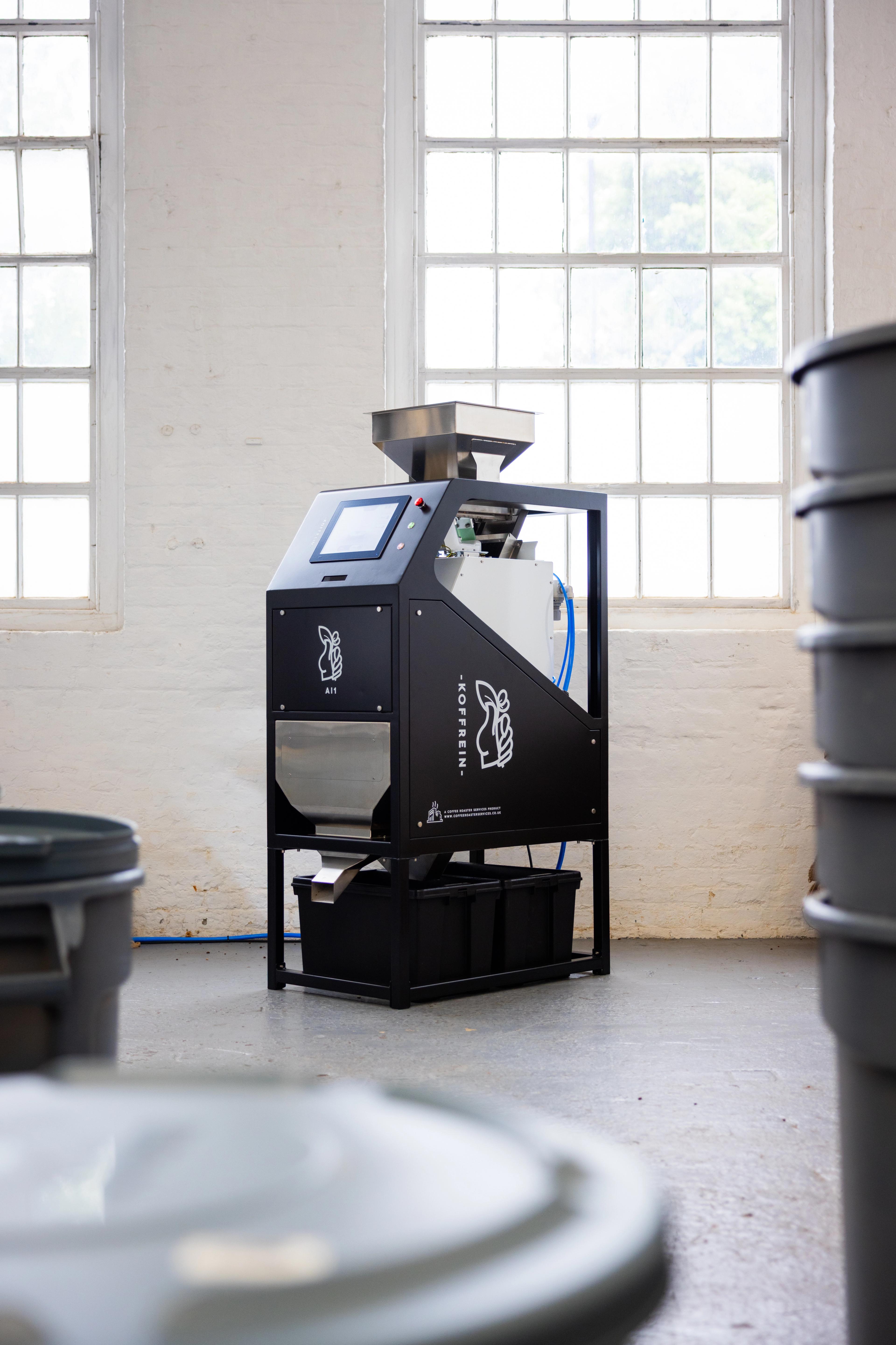 The KoffRein AI1 optical coffee sorter