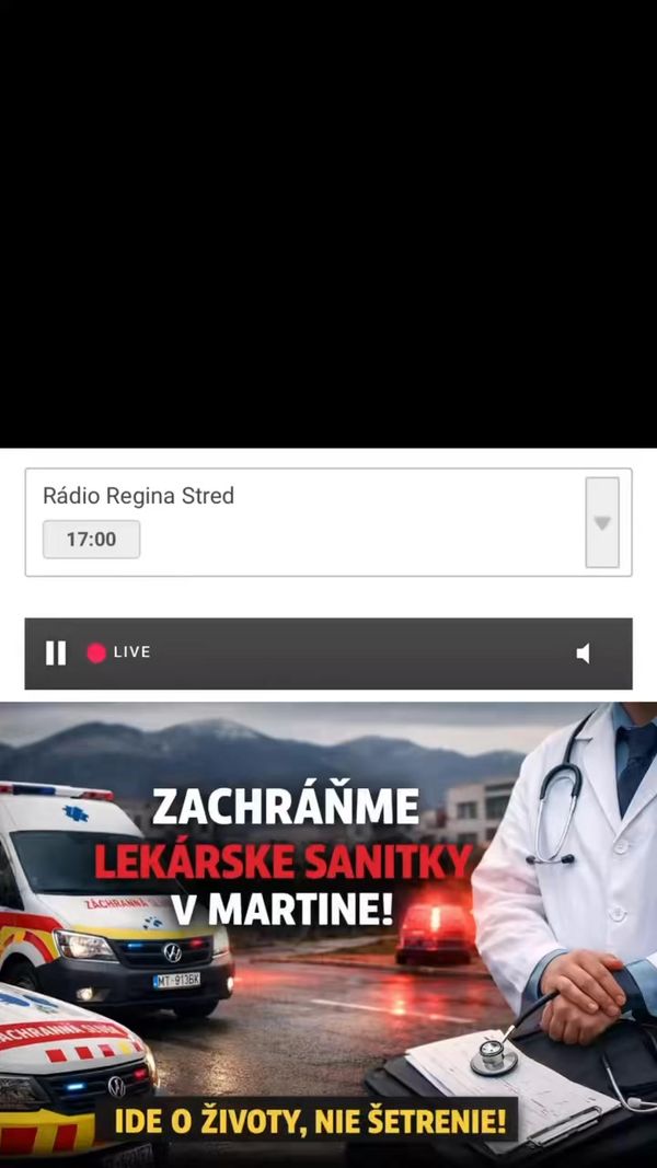 Petícia proti transformácii záchraniek - reportáž