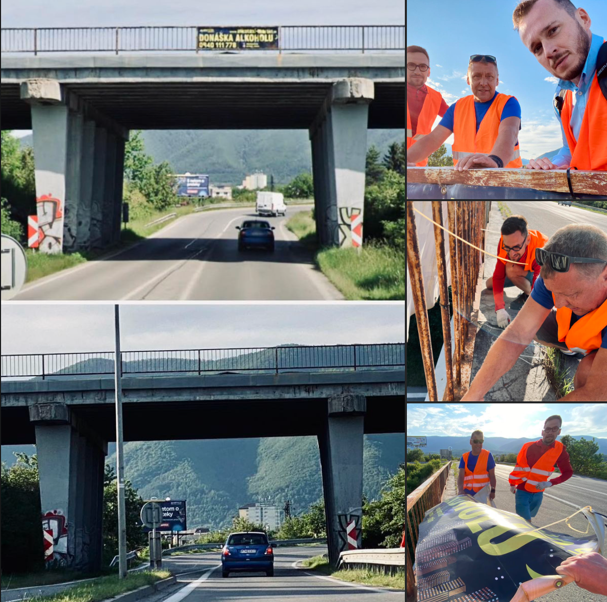 Odstránili sme ďalší kus nelegálnej reklamy 
