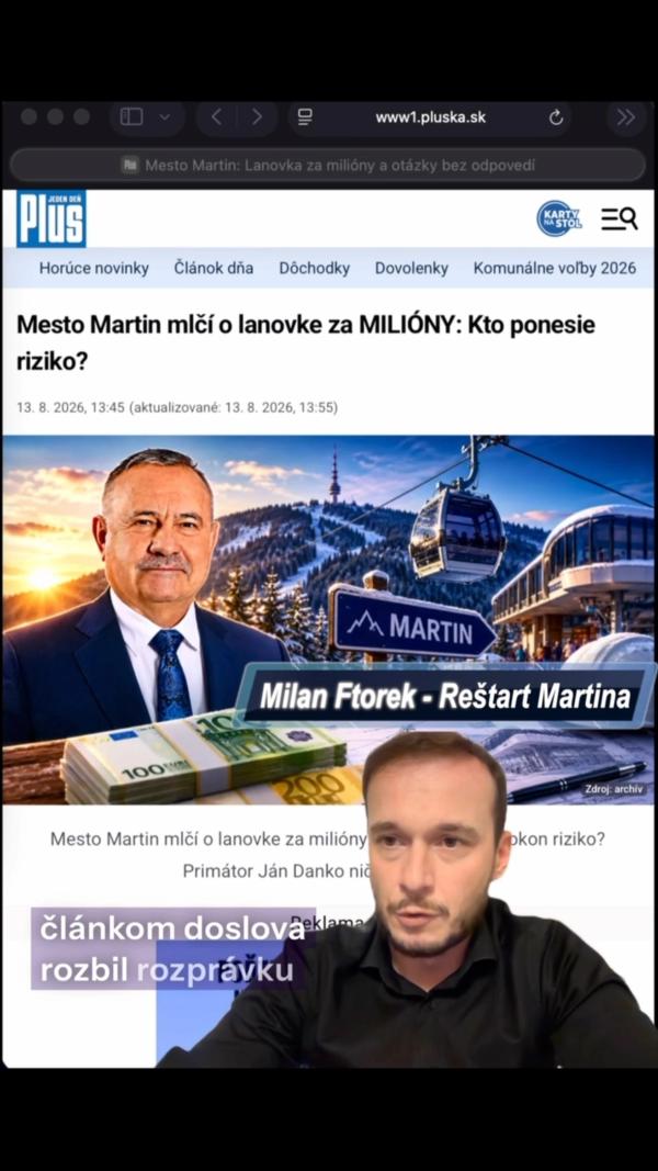 Negatívne zmienky o meste Martin nás vždy zamrzia