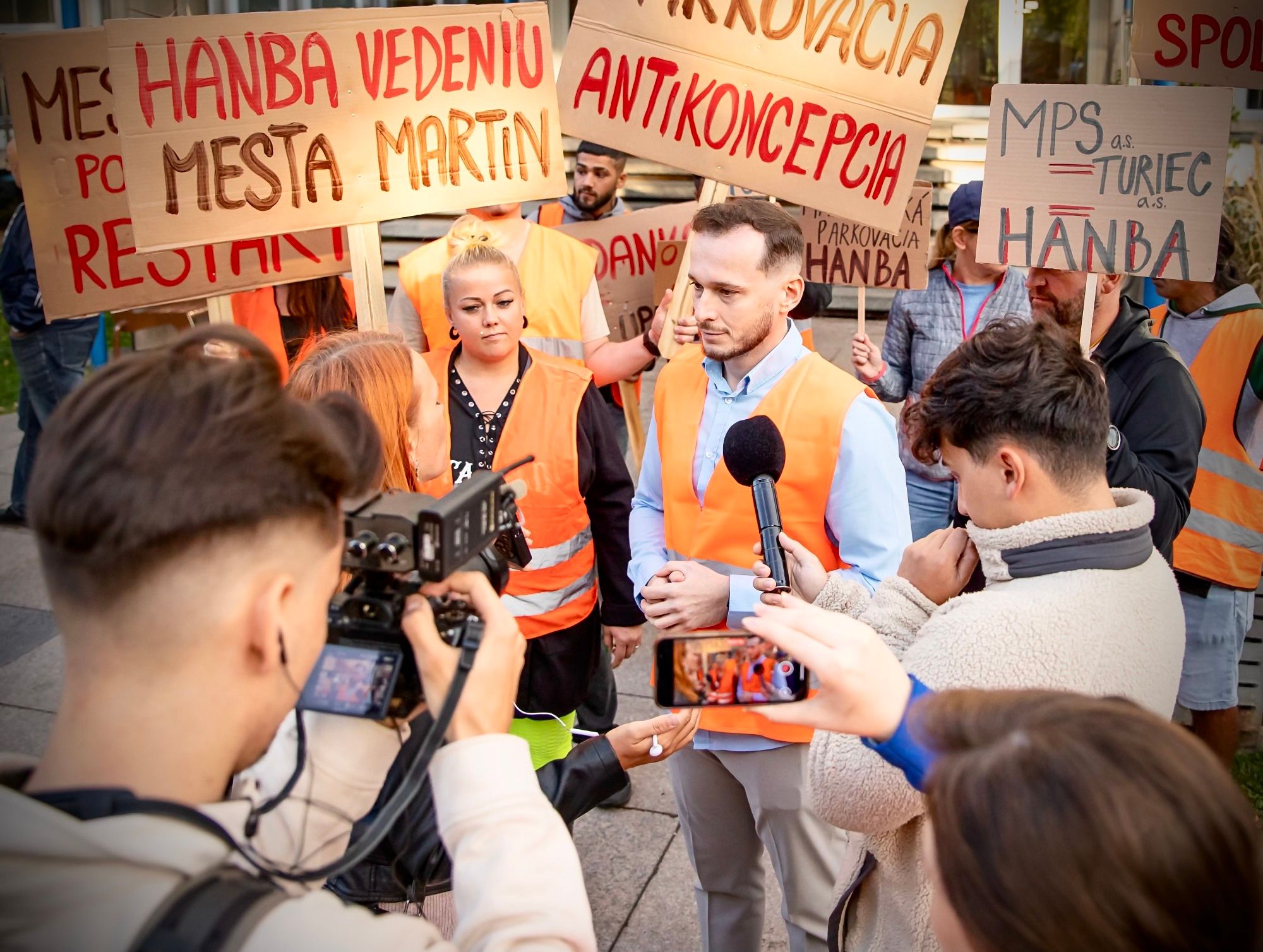 Protest proti parkovacej anti-koncepcii
