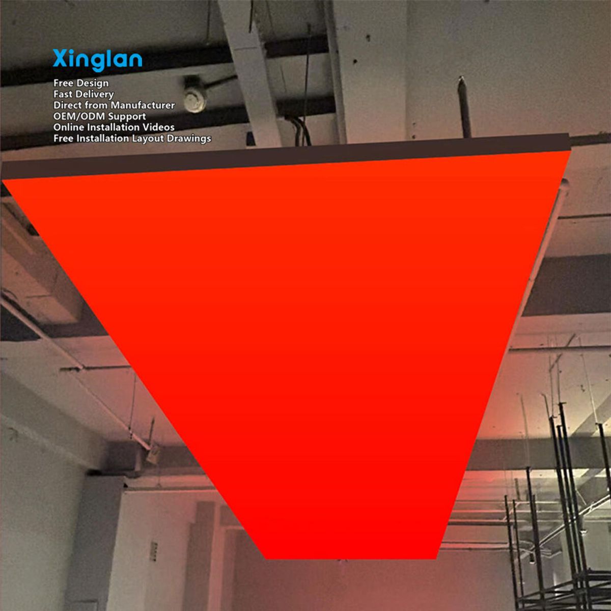 PVC Stretch Ceiling Film, Stretch Ceiling Lights, Stretch Ceiling Manufacturers, Dance Studio Ceiling Light Boxes
