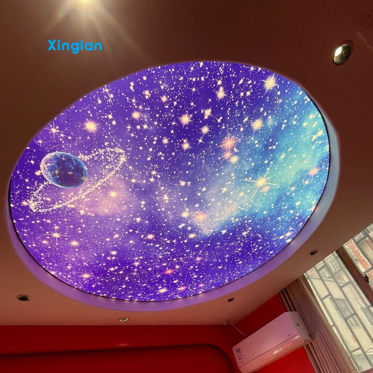 RGB Fabric Light Boxes, LED Light Boxes, Stretch Ceiling Membranes, and Suspended Light Boxes for Hallways and Rooms