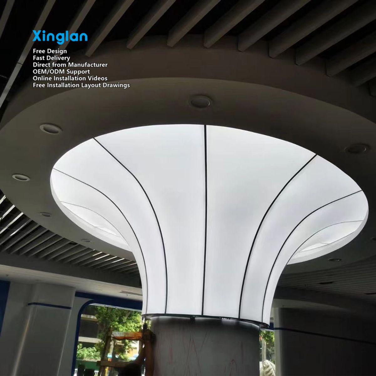 Stretch Fabric Ceilings, Stretch Ceiling Membranes, PVC Soft Membranes the Top Choice for Gyms and Beauty Salons