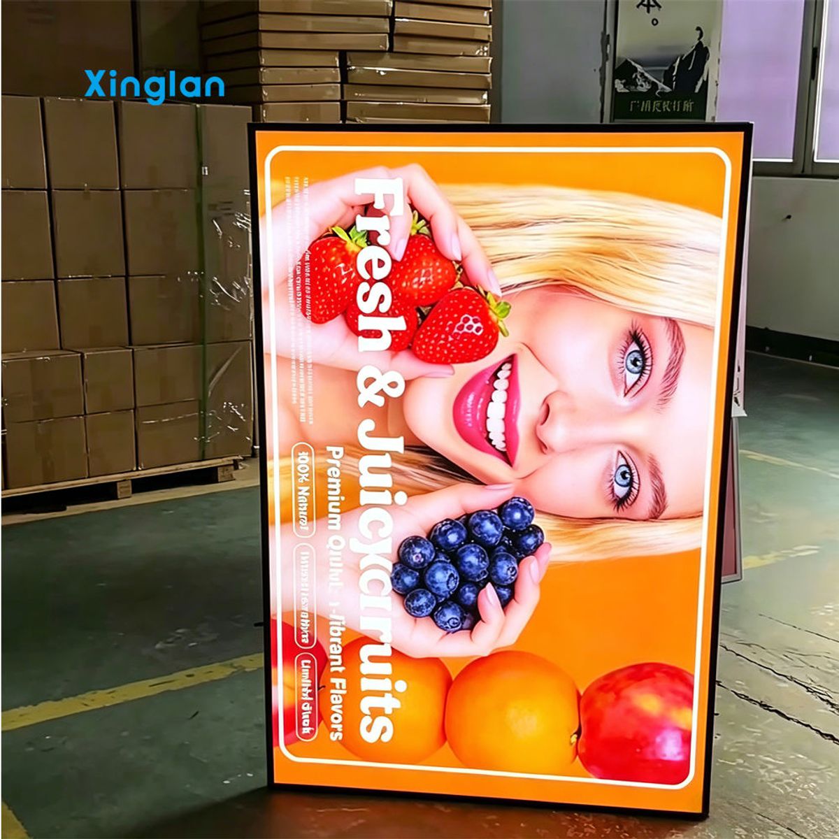 Wall Mounted Ultra Thin Pull Out LED Light Box Aluminum Poster Frame Backlit Advertising Display Custom Size