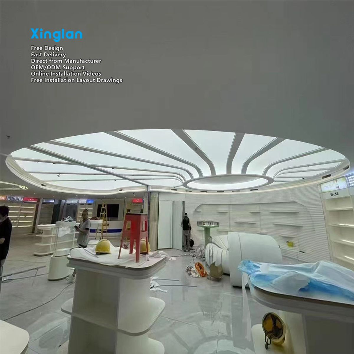 Stretch Fabric Ceilings, Stretch Ceiling Membranes and PVC Soft Membranes Are Ideal for Libraries Where Soft Lighting Is Desired