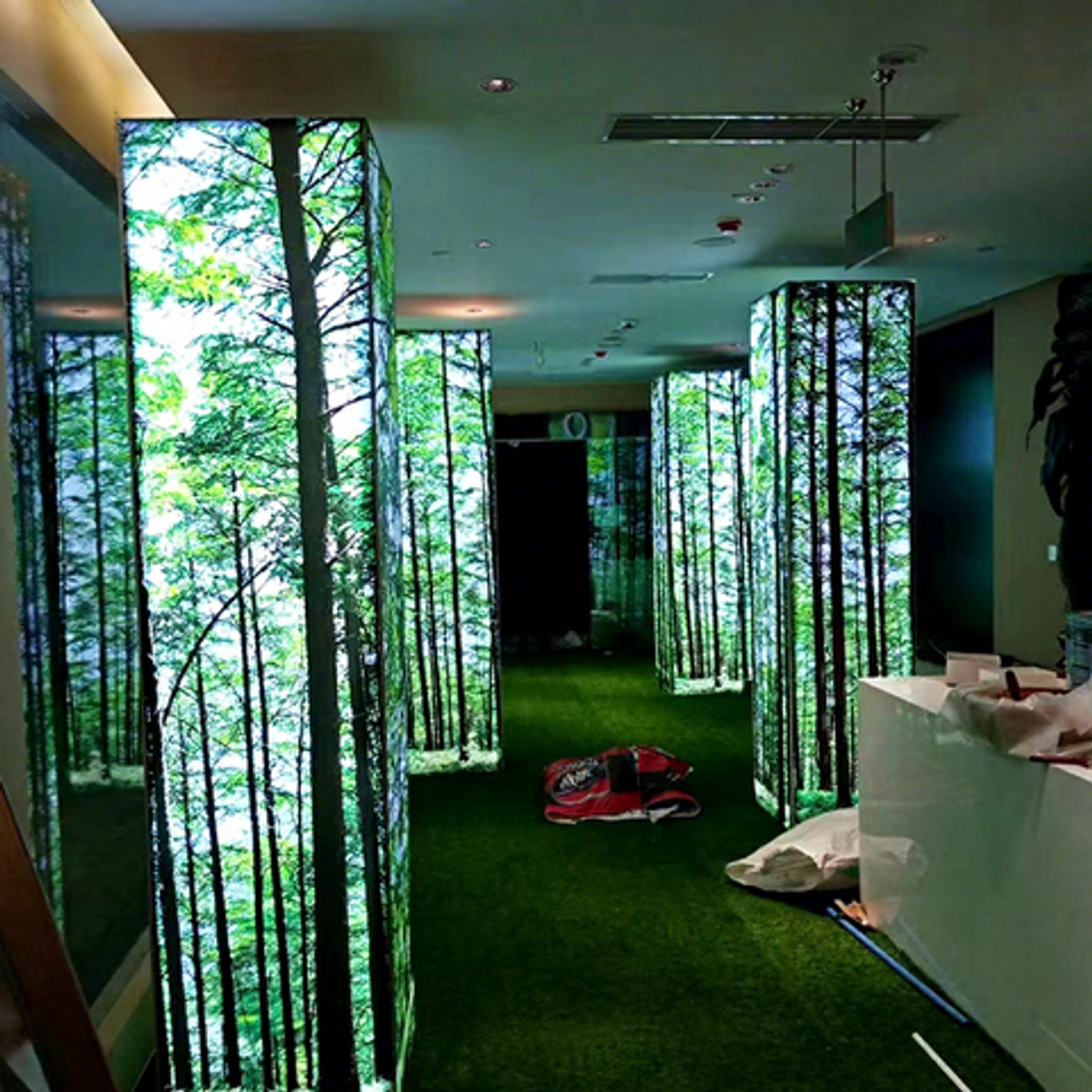 New 2025 Soft Film Customised Booth Display Fabric Frame Backlit Poster Light Box Fabric Wholesale Led Light Box
