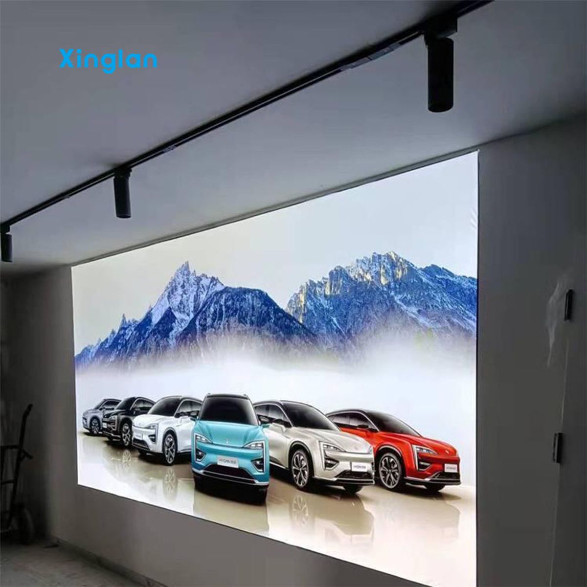 Custom UV Printed Fabric LED Light Box, Slim Aluminum Frame Backlit Soft Film Light Box for Store Mall Wall Advertising Display