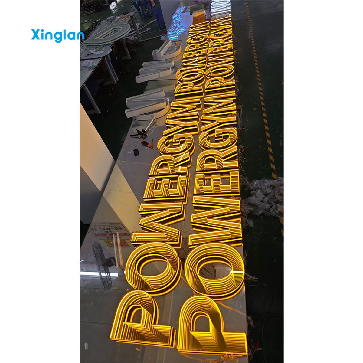 LED Display Screens Outdoor Advertising Custom Acrylic Store Signs Custom LED Light Boxes RGB Color-Changing Illuminated Letters