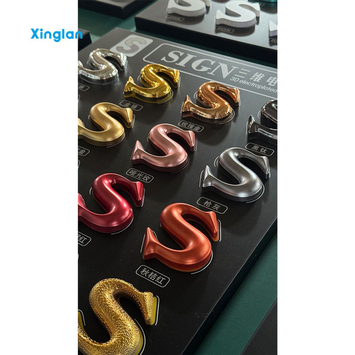 Custom High Polished Dome Electroplated 3D Stainless Steel Letters Gold Titanium Plated Metal Signage for Storefront Hote
