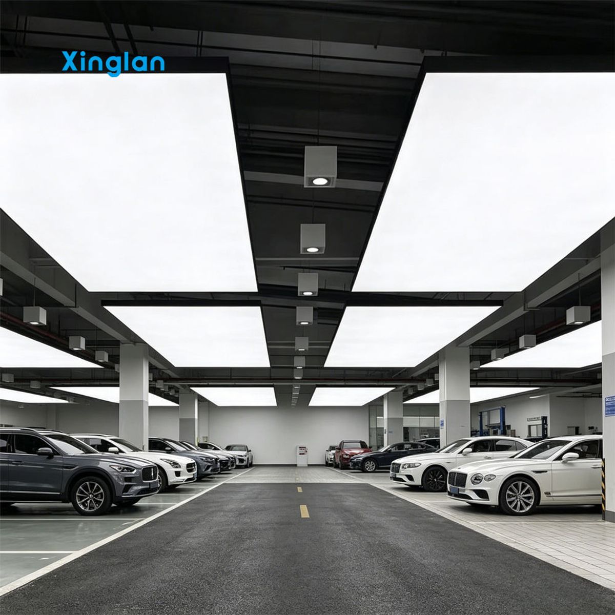 Car Beauty Shop Soft Stretch Ceiling Film for Auto Repair Garage High Light Transmittance PVC Ceiling