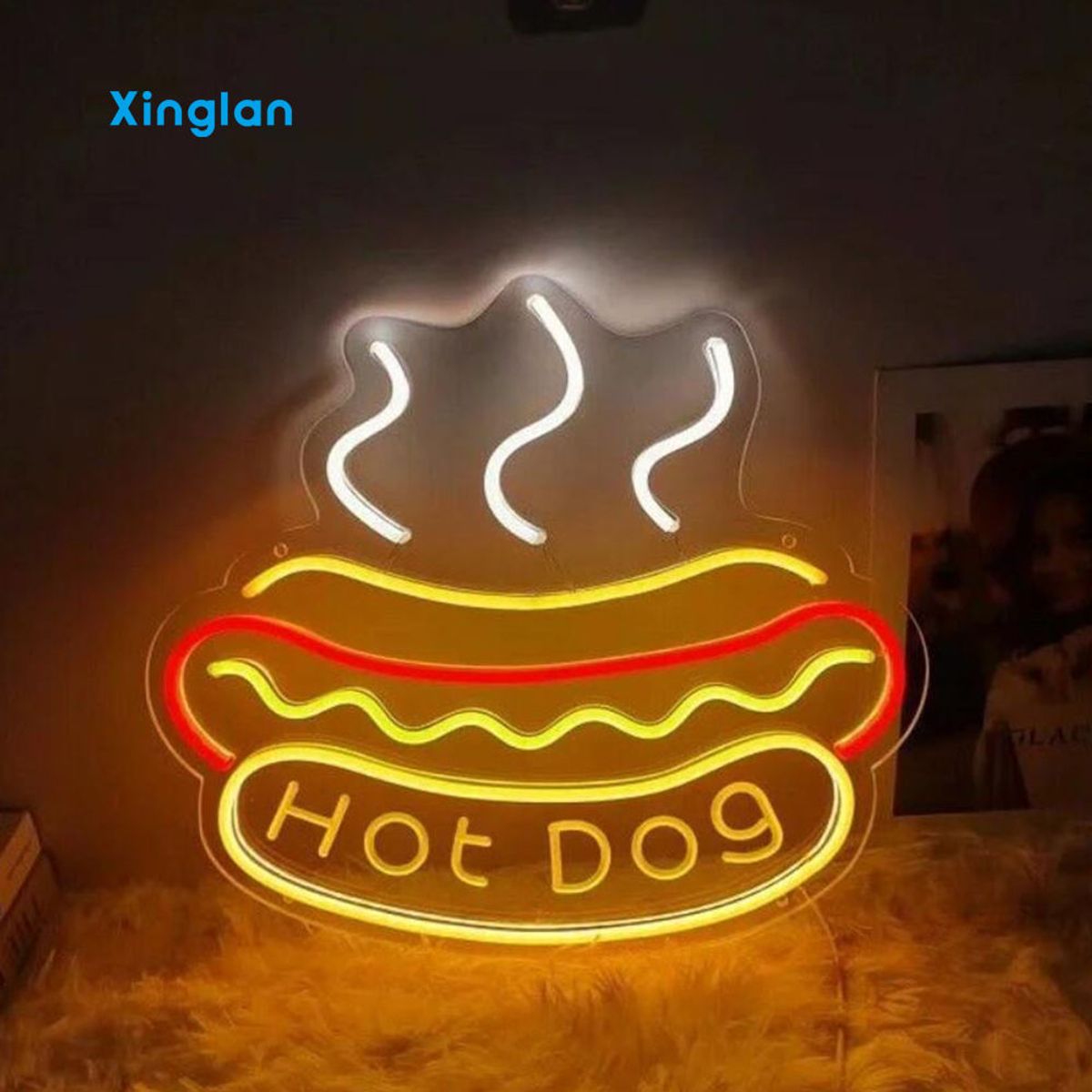 LED Signs for Business, Custom LED Neon Sign Logo for Commercial Storefront Advertising & Wall Art