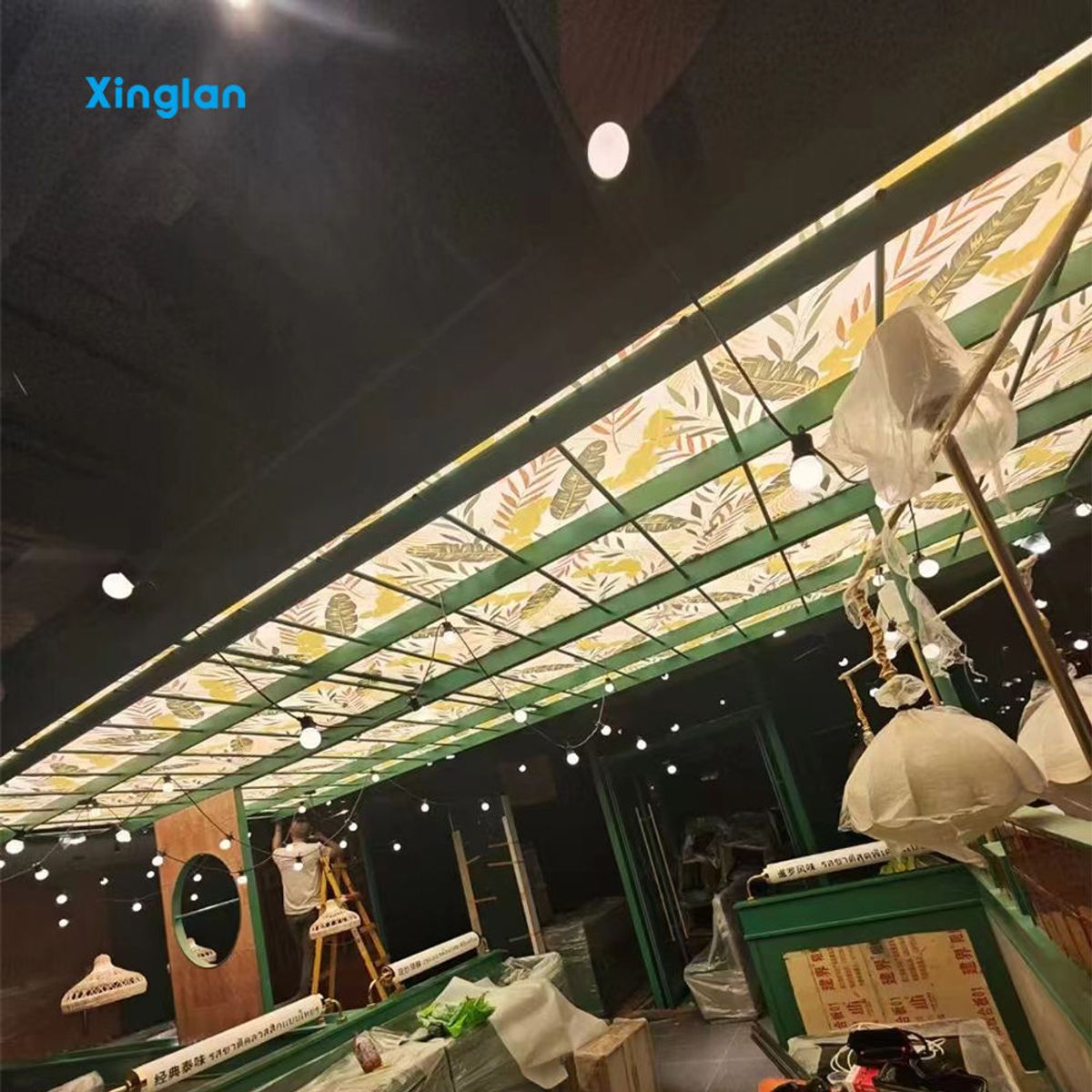 Advertising Light Boxes, PVC Stretch Ceiling Film, Stretch Ceiling Lights, UV High-definition Printing with Vibrant Colors