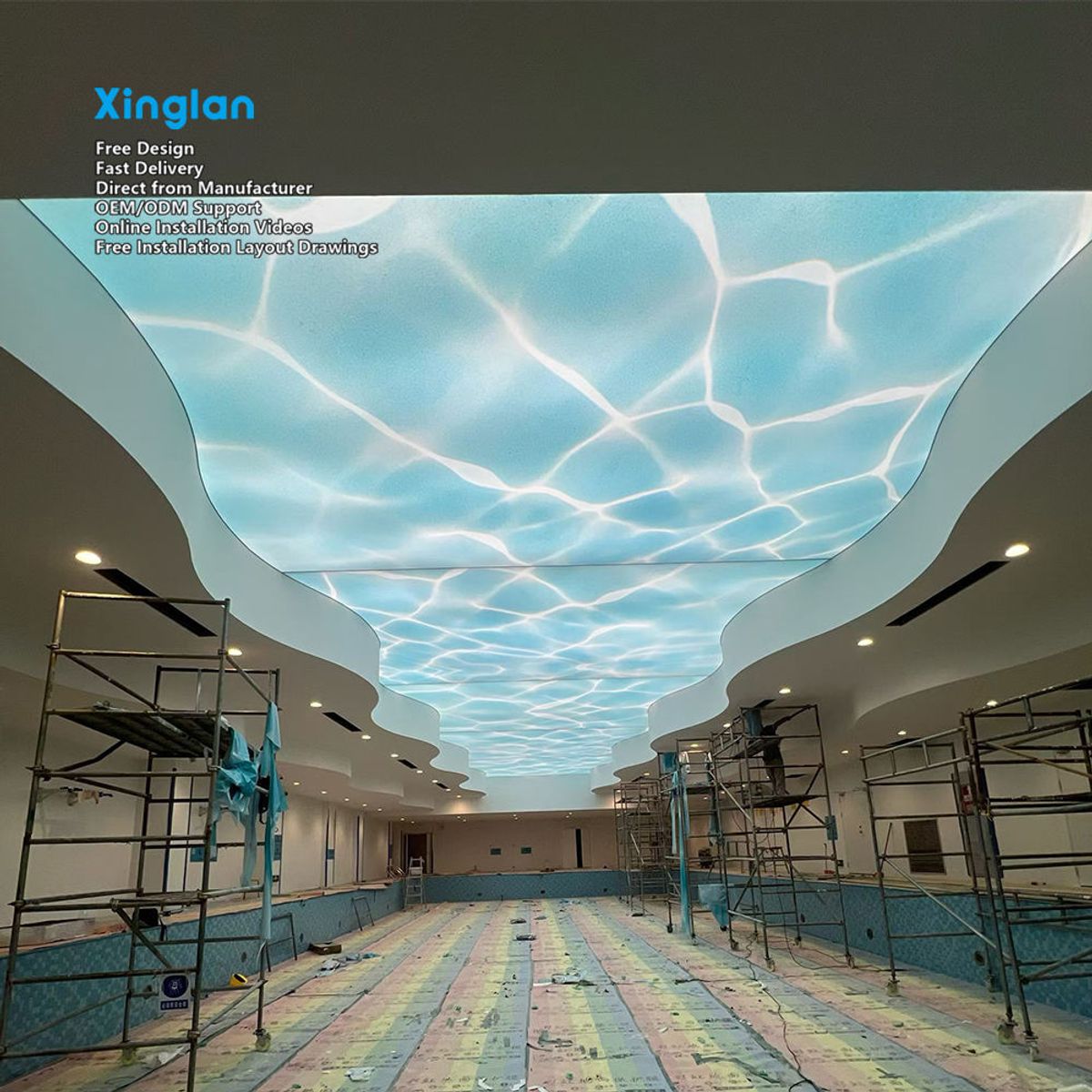 Rectangle Aluminum LED Lightbox Display Indoor Hanging Graphics with High Brightness One-stop Service