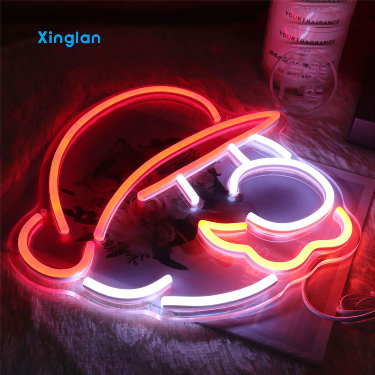 Creative Cartoon Character-Shaped Lights: Instagram-Worthy Anime-Style Soft Silicone and Acrylic LED Neon Lights