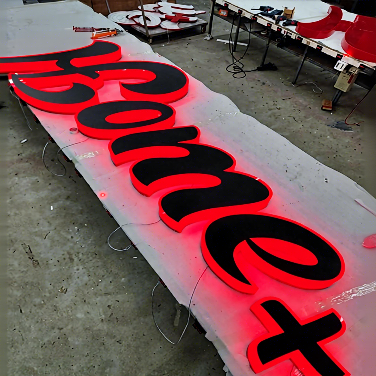 Custom Waterproof Led Illuminated Outdoor Light Channel Letters Sings Store Front Led Signs Lighting Manufacturer