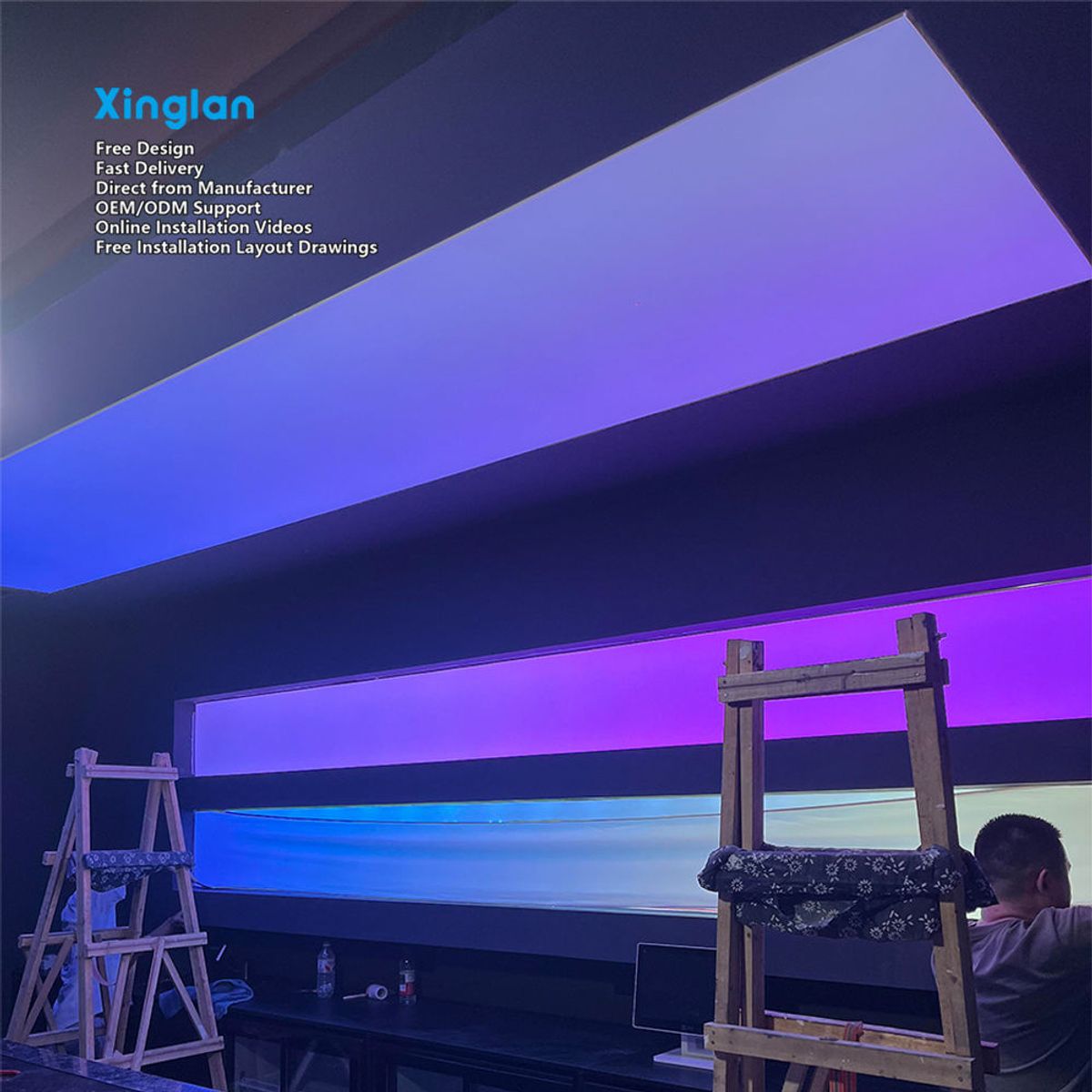 Stretch Ceiling Membranes, Stretch Fabric Ceilings, PVC Soft Membranes, and Ceiling Light Boxes Suitable for Any Setting