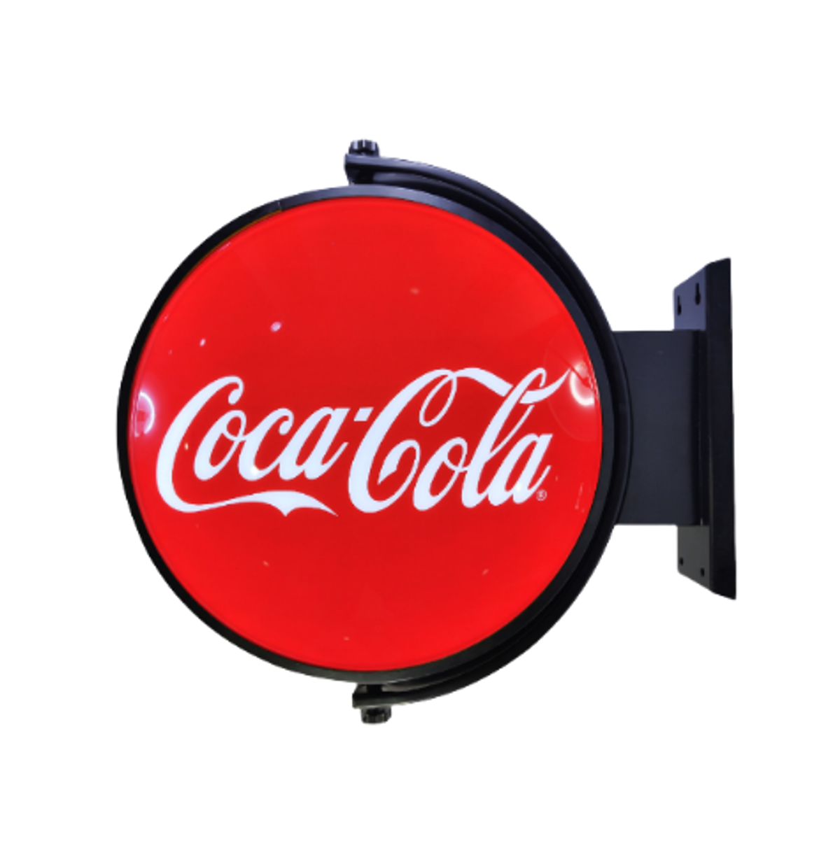 Customizable LED Light Box for Advertising Side Wall Hanging for Clothing Milk Tea Nail Salon Automatic Rotating Iron Blister