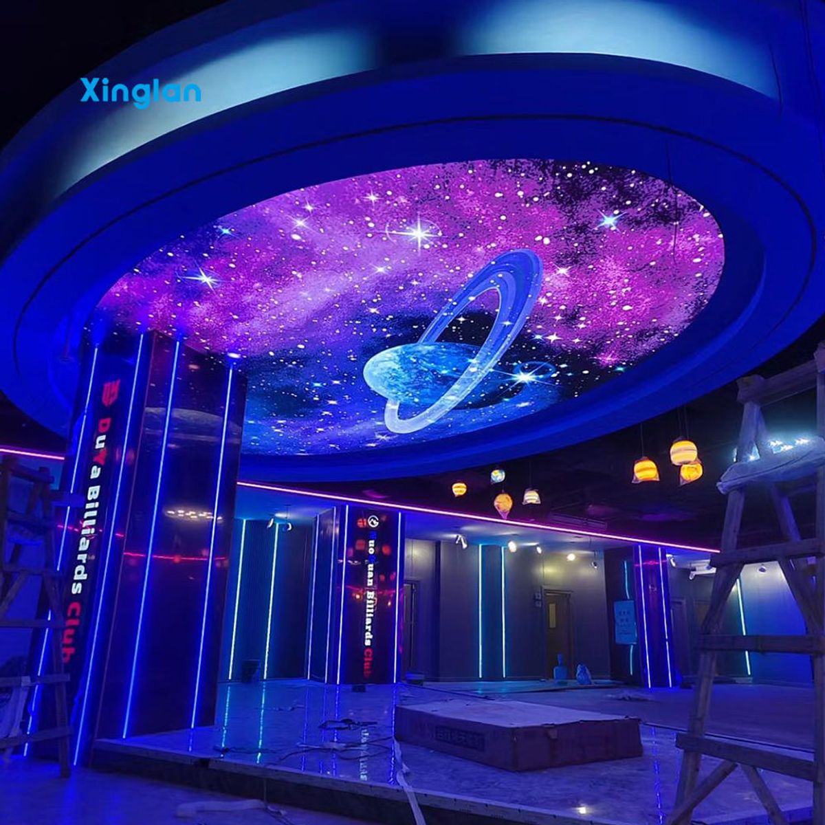 Stretch Ceiling Film PVC Fabric Light Box LED Advertising Light Box for Shop Display & Decoration