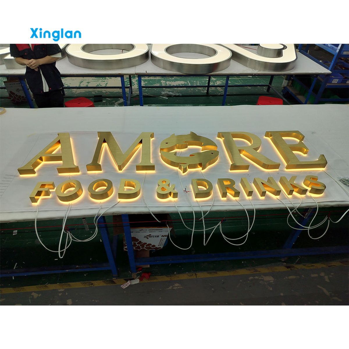 LED Business Signs, Custom 3D Letter Signs, Acrylic/Metal Logo Signs, Outdoor LED Advertising Sign Boards, Custom Light Signs