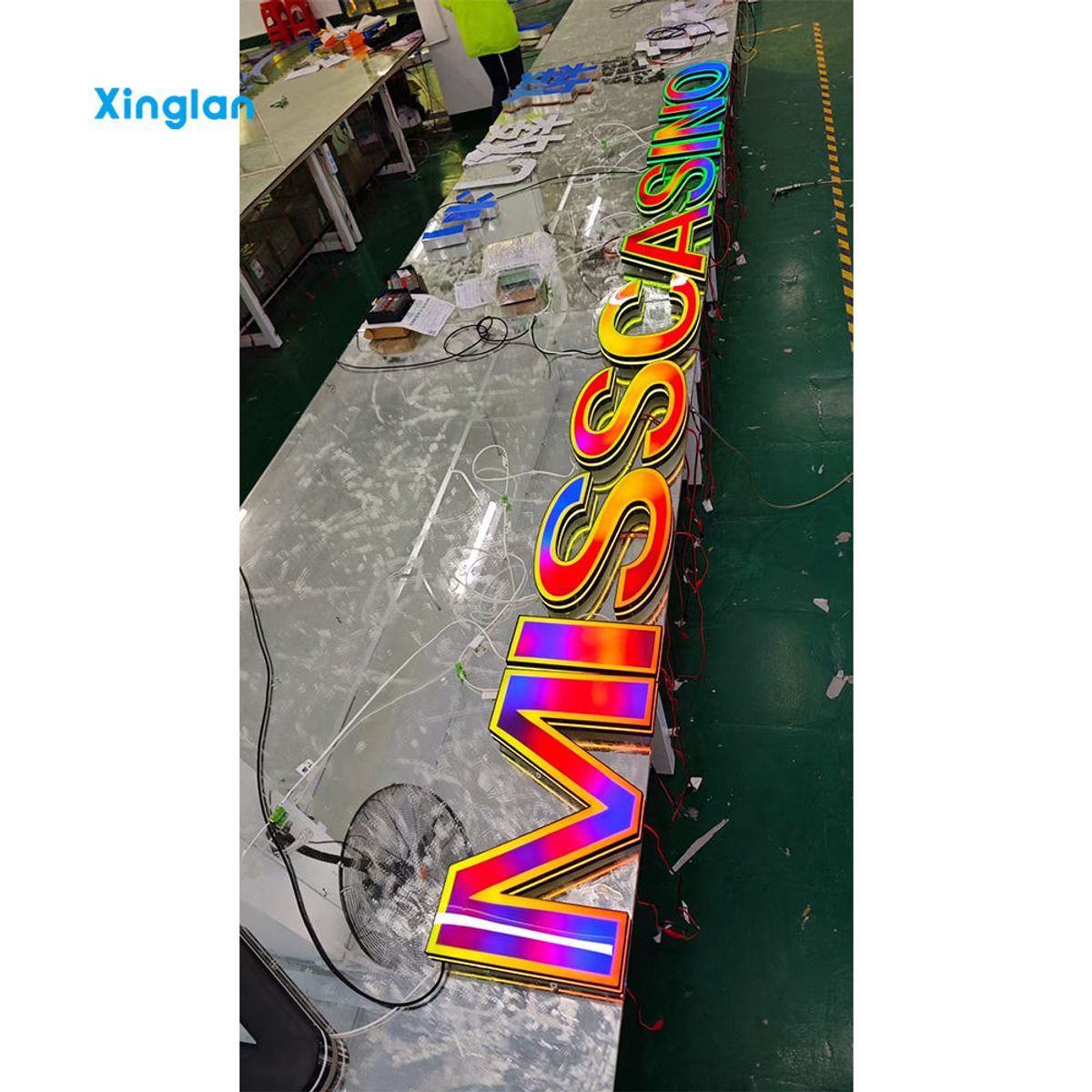 Custom Commercial Signage 3Dletter Signs Custom LED Light Boxes Acrylic LEDsigns Stainless Steel Letters LED Electronic Displays