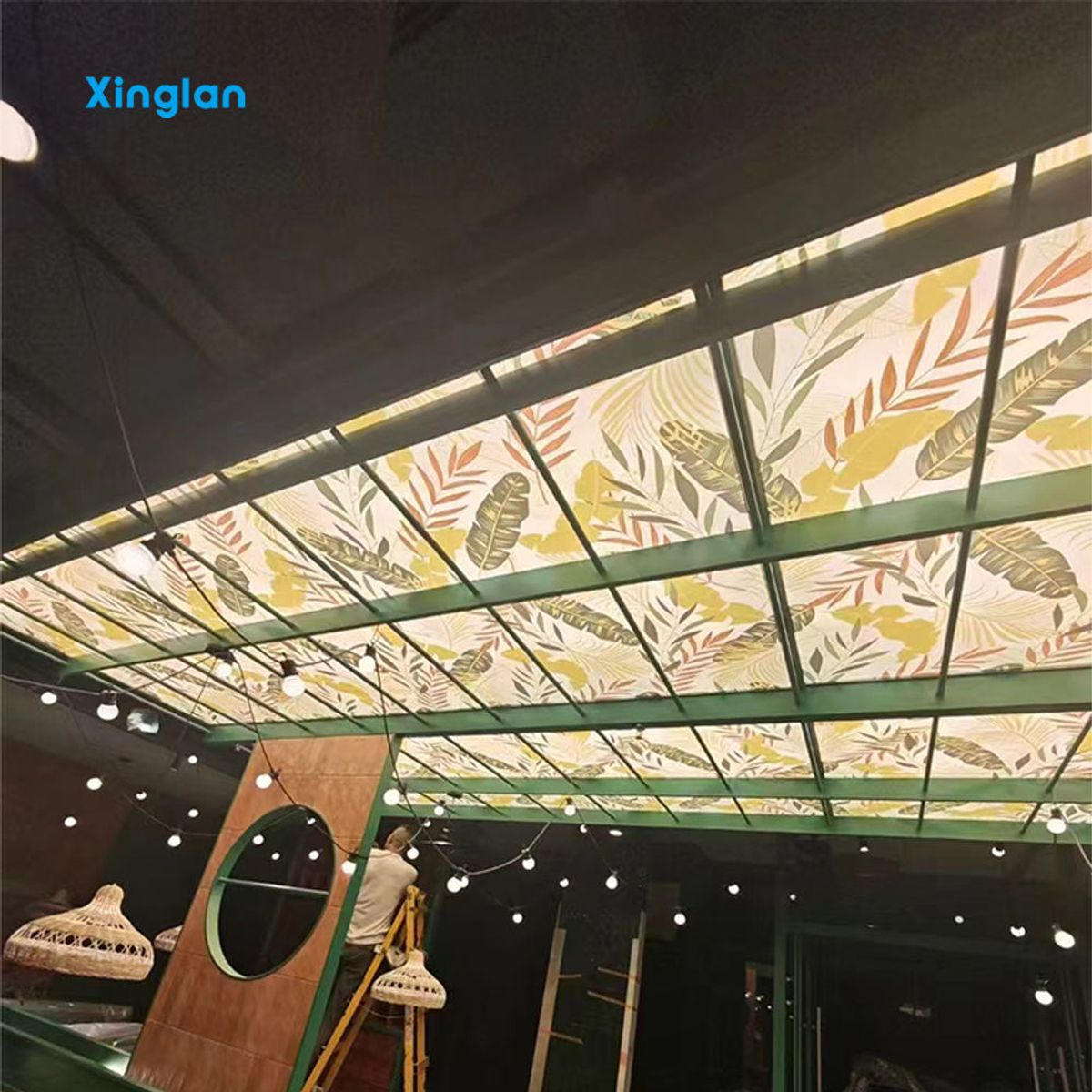 Advertising Light Boxes, PVC Stretch Ceiling Film, Stretch Ceiling Lights, UV Printing, Custom Designs Based on Your Artwork