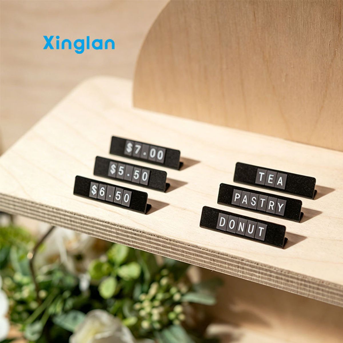 Premium Magnetic Price Tags - Interchangeable Letter Price Displays for High-End Jewelry Boutiques & Artisan Bakeries