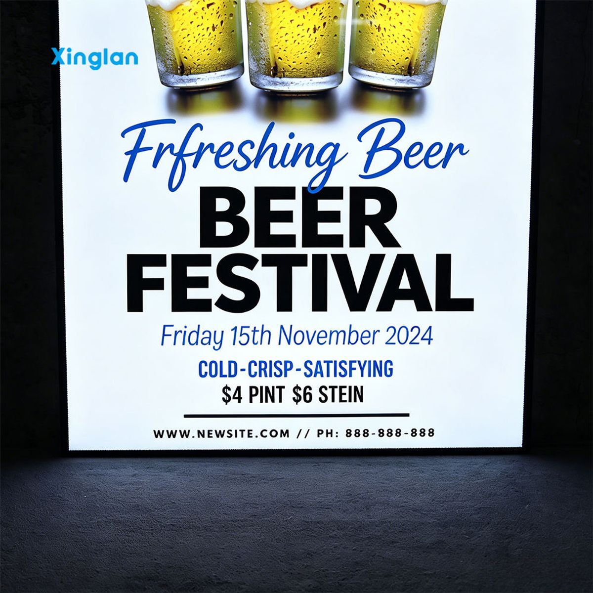 Movie Posters, Ultra-Thin Graphic Frames, LED Light Boxes, Restaurant Backlit Menus, Slim Portable Ultra-Thin Light Boxes