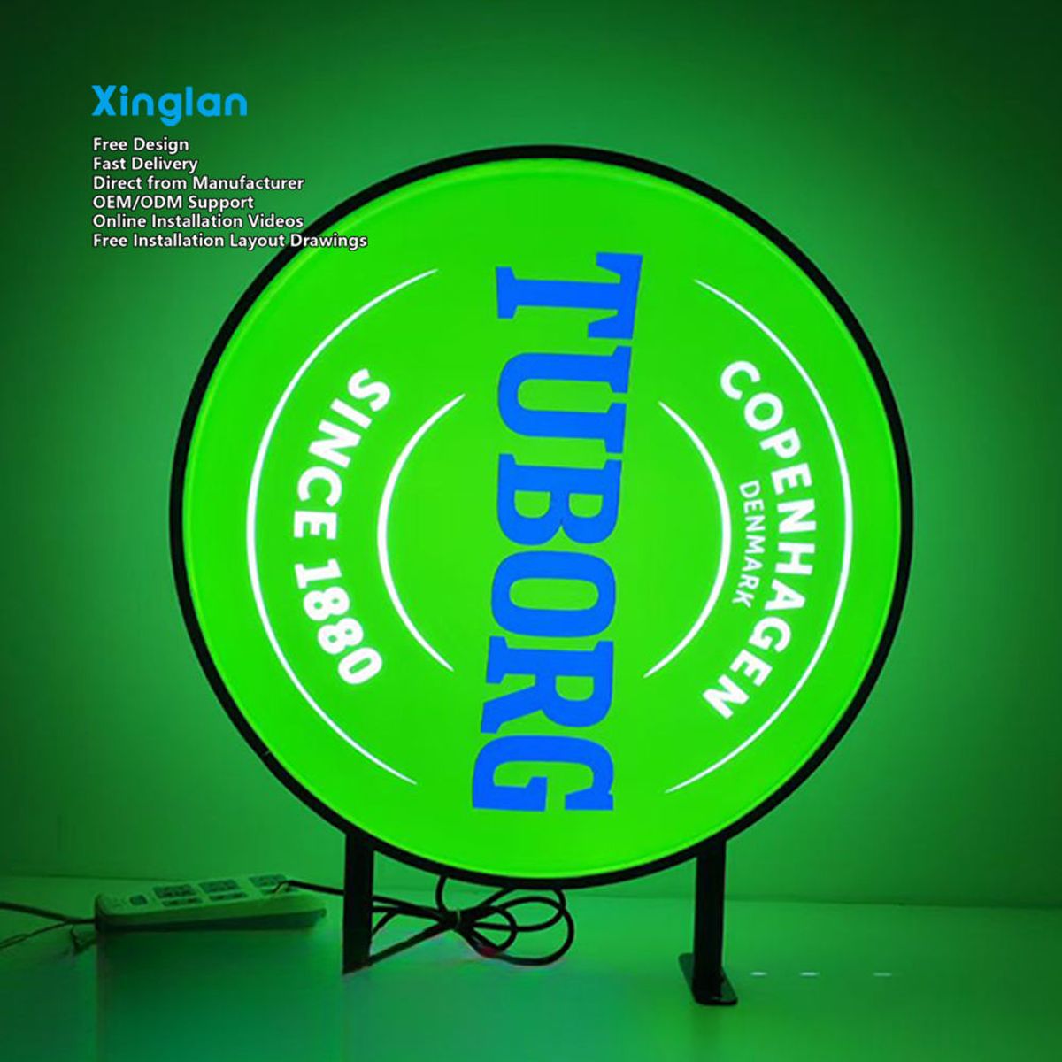 LED Acrylic Vacuum Forming Light Box, Custom Outdoor Advertising Signag Lightbox Sign, Outdoor Store Sign