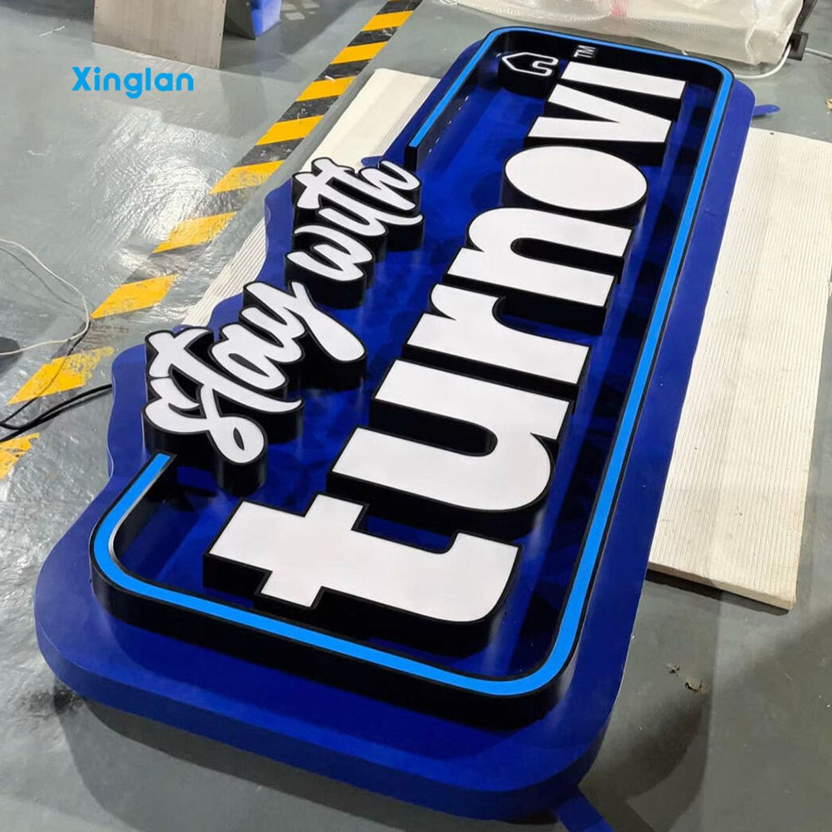 3D LED Lightbox Letters Custom Logo LED Signs Custom Acrylic Signs Commercial LED Signs One-Stop Service from the Manufacturer