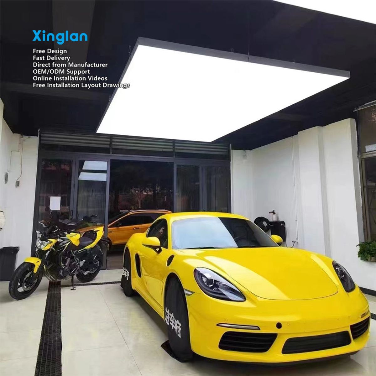 PVC Stretch Film, Stretch Fabric, Stretch Film for Ceiling Light Boxes Suitable for Automotive Detailing and Customization Shops