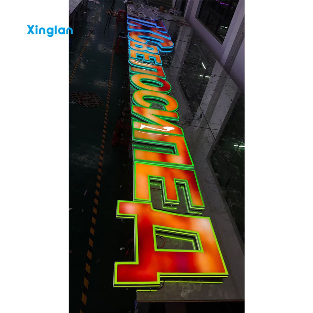 Custom Acrylic Signs, Custom LED Signs, 3D LED Letter Signs, RGB Color-Changing Illuminated Letters, LED Electronic Displays