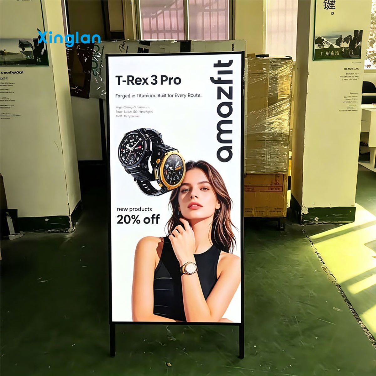 Custom Size Ultra Thin LED Light Box Pull Out Poster Frame High Brightness Advertising Display Indoor Wall Mounted