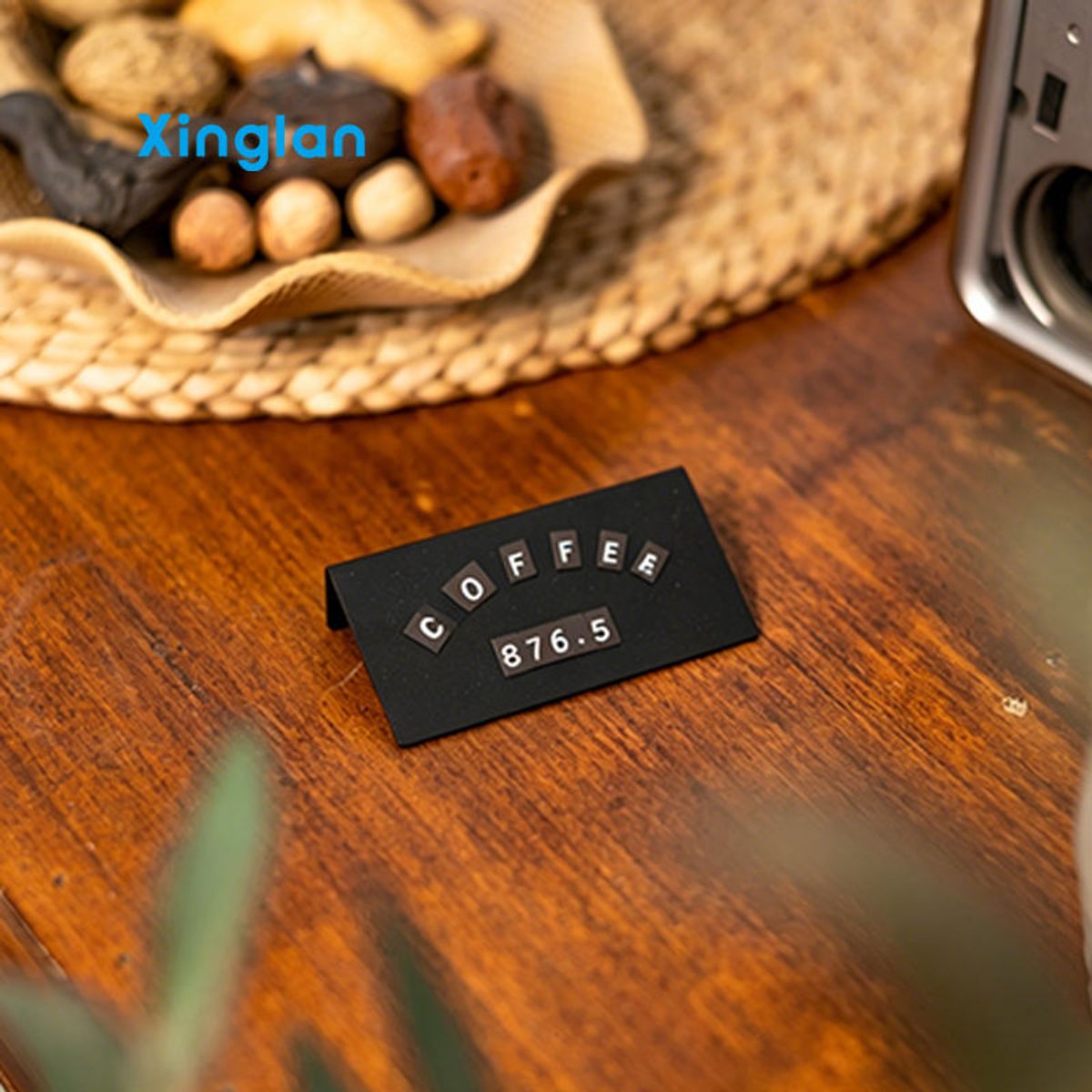 Premium Eco-Friendly Metal Magnetic Price Tags - Customizable Mini Letter Signs for Coffee Shops, Bakeries & Boutiques