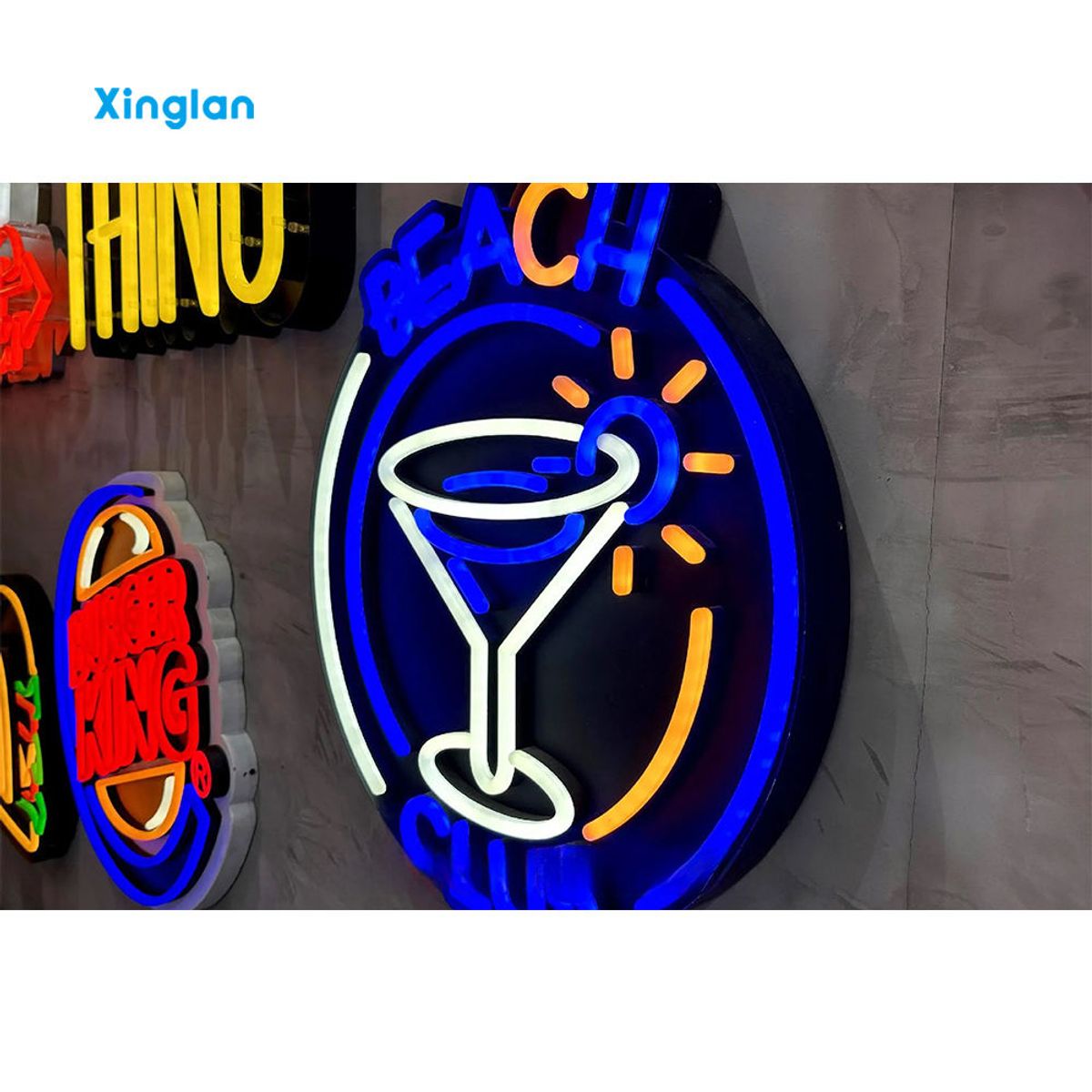 Neon Sign Custom 3D LED Neon Light Custom Logo Illuminated Letters for Storefront Shop Outdoor Business Advertising Wall Decor