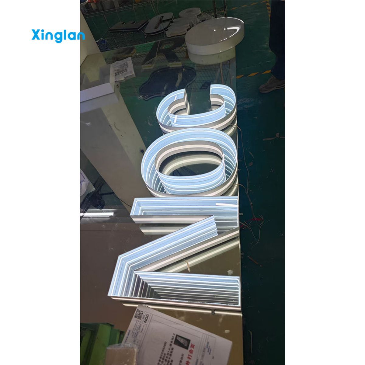 Custom Acrylic 3D LED Signs with RGB Color-Changing Backlit Illuminated Letters and Electronic Displays
