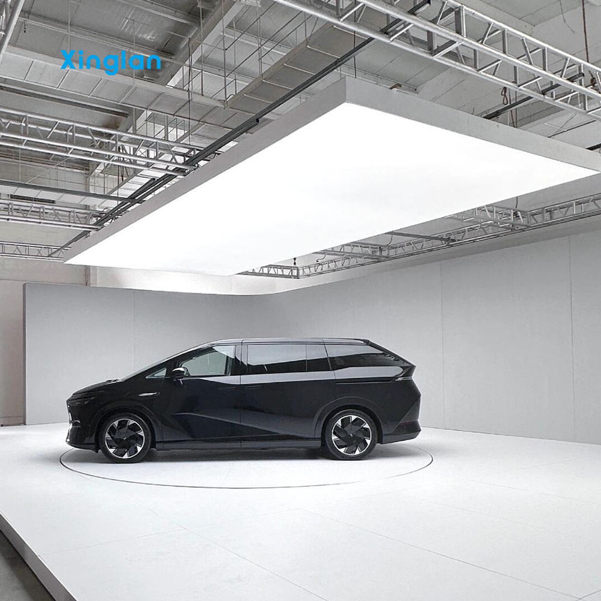 Car Showroom PVC Stretch Fabric Ceiling Light Boxes, LED Light Boxes, Soft Film Ceiling Light Boxes, Custom Sign Dimensions