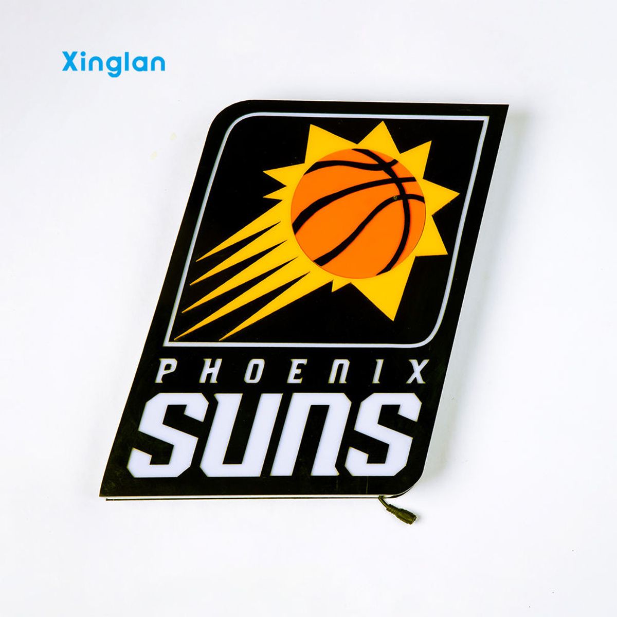 Acrylic Light Box: SUNS Book-Shaped Light Box-Illuminated Double-Sided Light Box for Indoor Study Decor